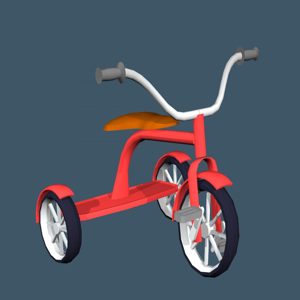 Трёхколёсный велосипед Клеман