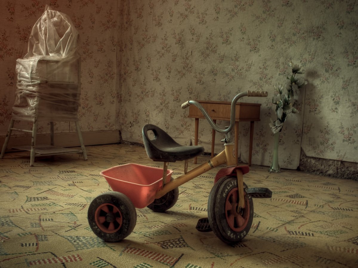 Трёхколёсный велосипед детский СССР