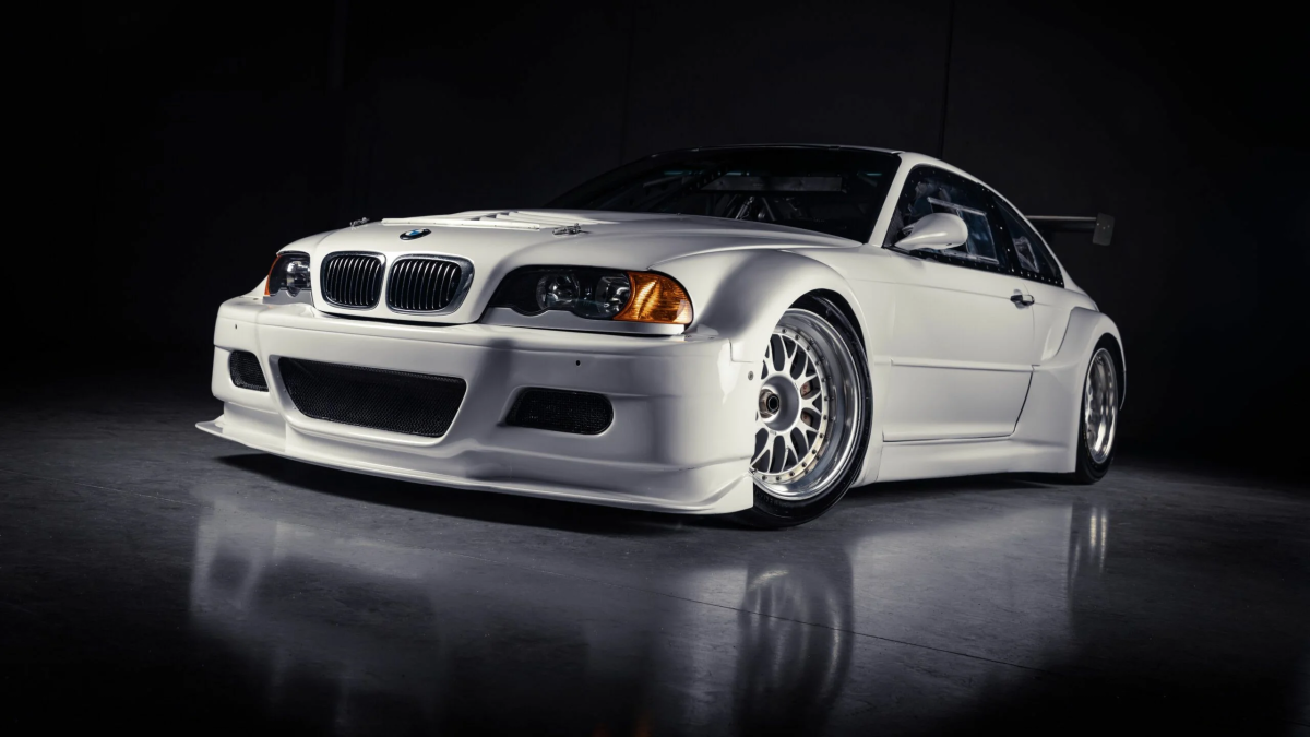 BMW m3 GTR Silver