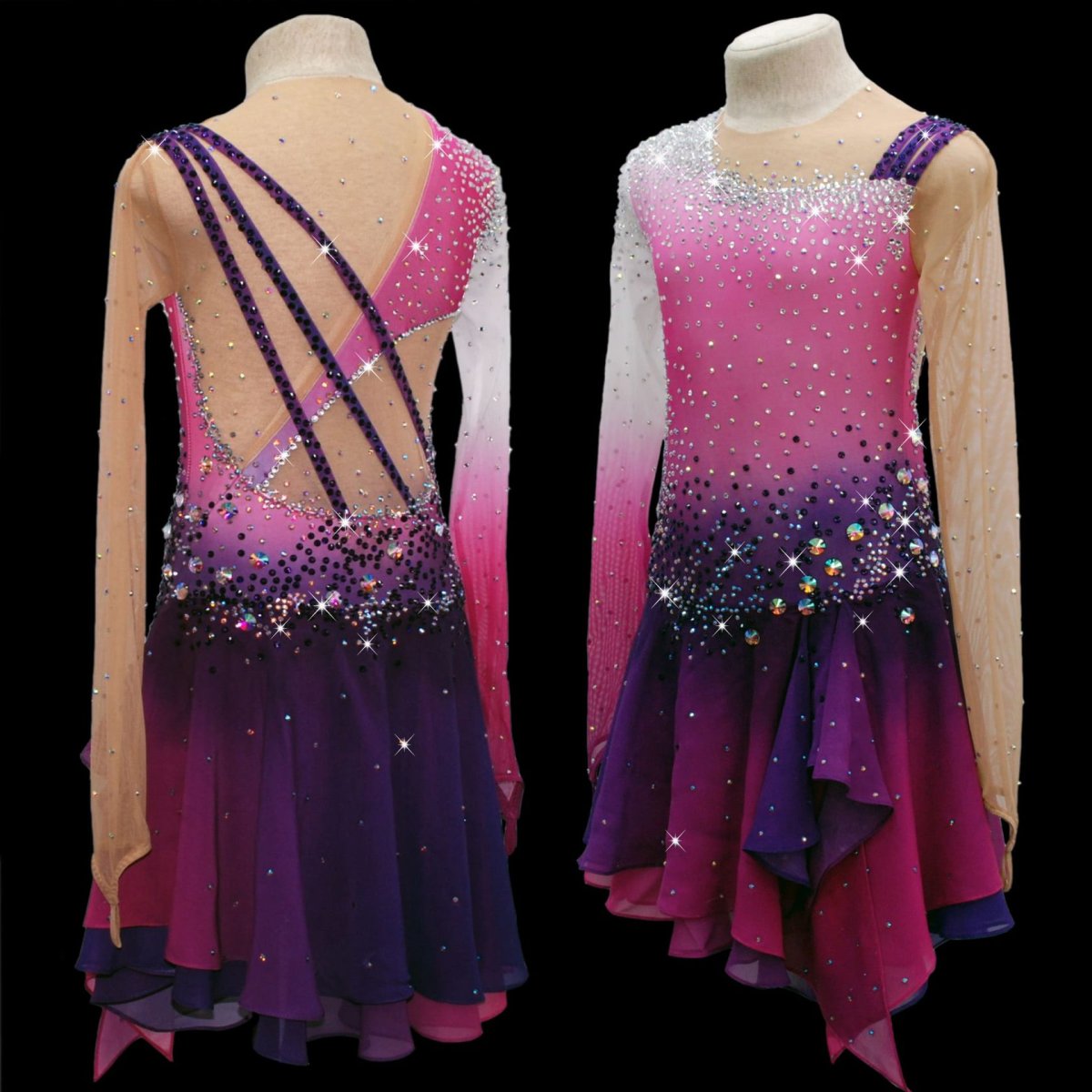 Танго платье для фигурного катания Аксель