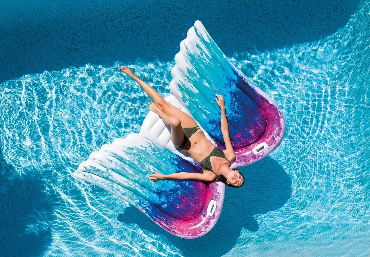 Надувной матрас Angel Wings mat Intex 58786eu 251х160см