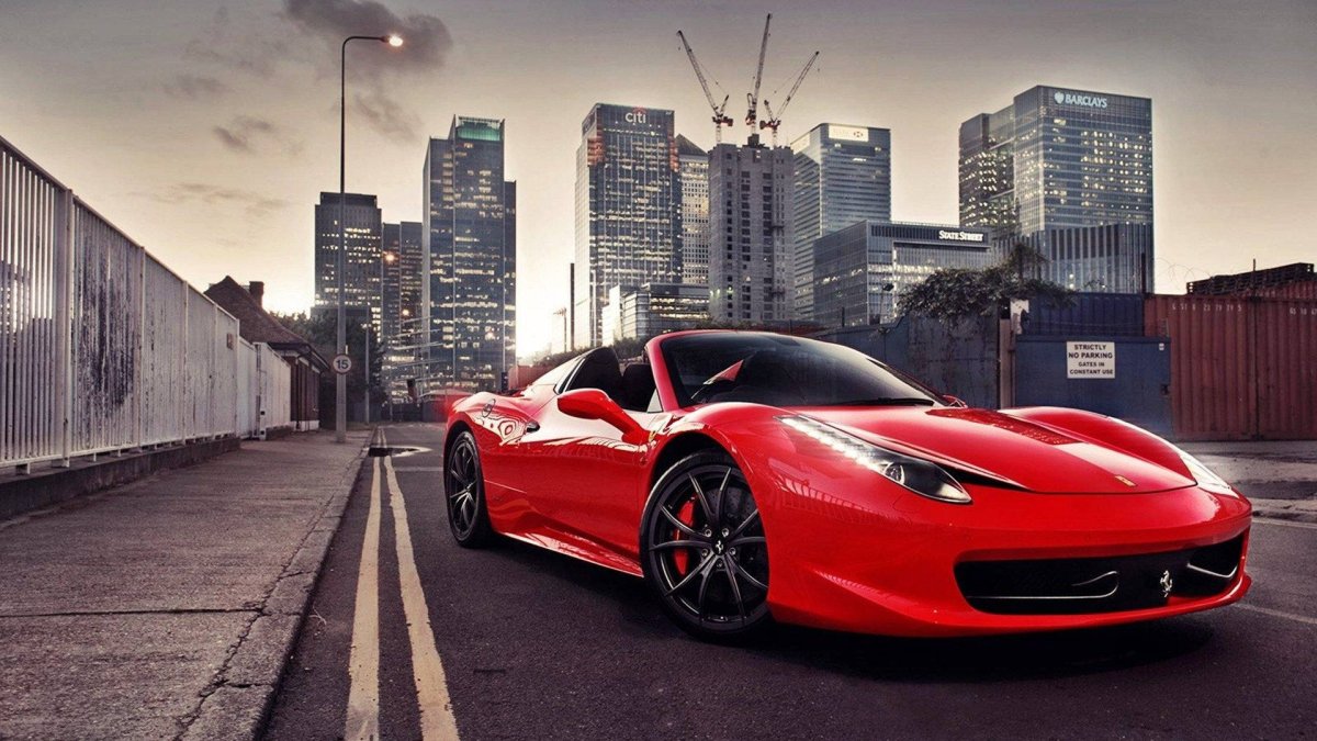 Ferrari 458 Italia красная