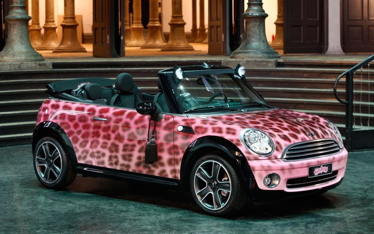 Mini Cooper розовый