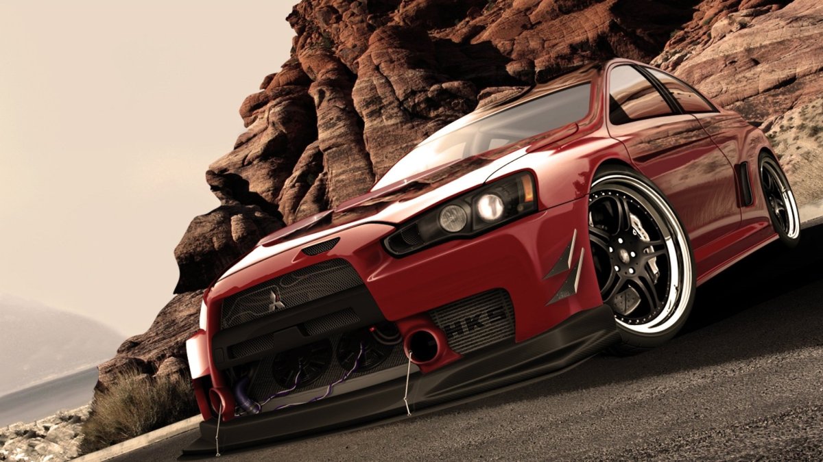 Mitsubishi Lancer Evolution x 1920x1080