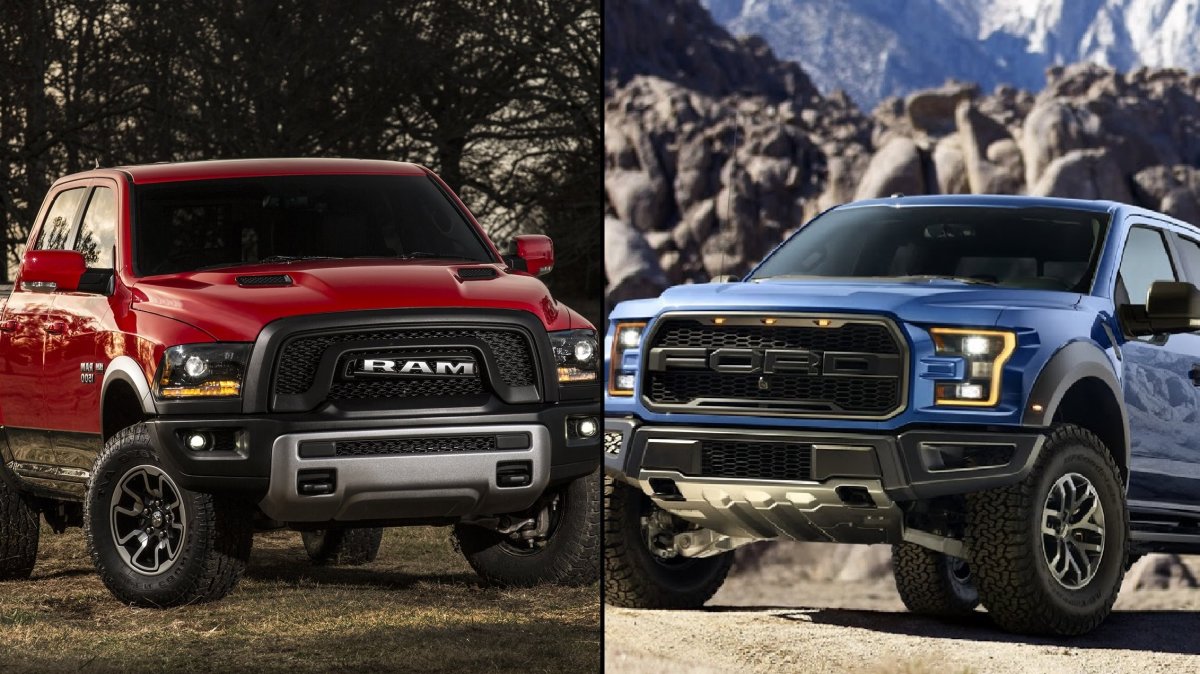 Dodge Ram TRX vs Ford f-150 Raptor