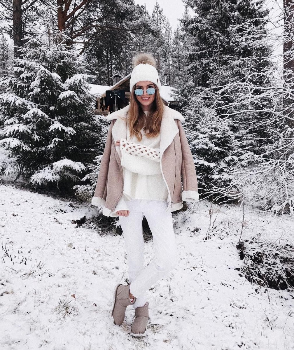 Красивые зимние образы для девушек