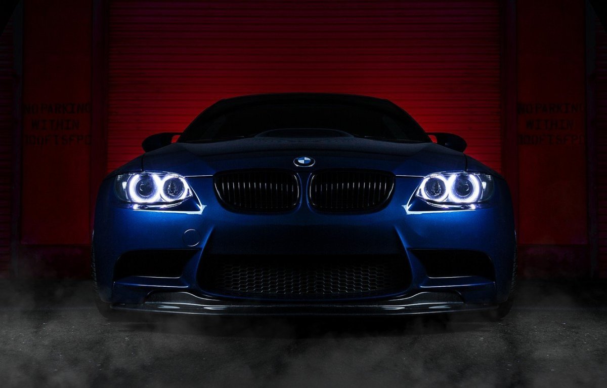 BMW m5 неон