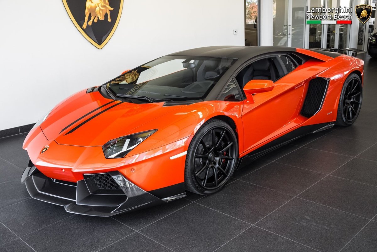 Lamborghini, Orange, Aventador, lp700-4