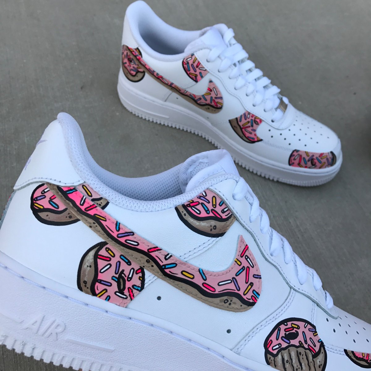 Кастом кроссовок Nike Air Force 1