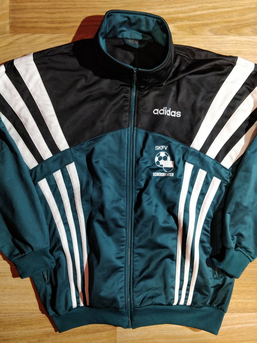 Vintage 90s adidas Trefoil Windbreaker Tracksuit Top Jacket