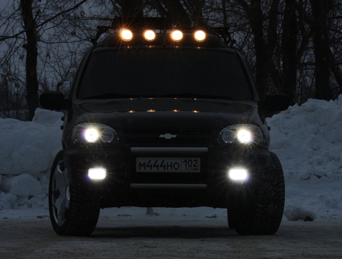 Стробоскопы на ниву Шевроле