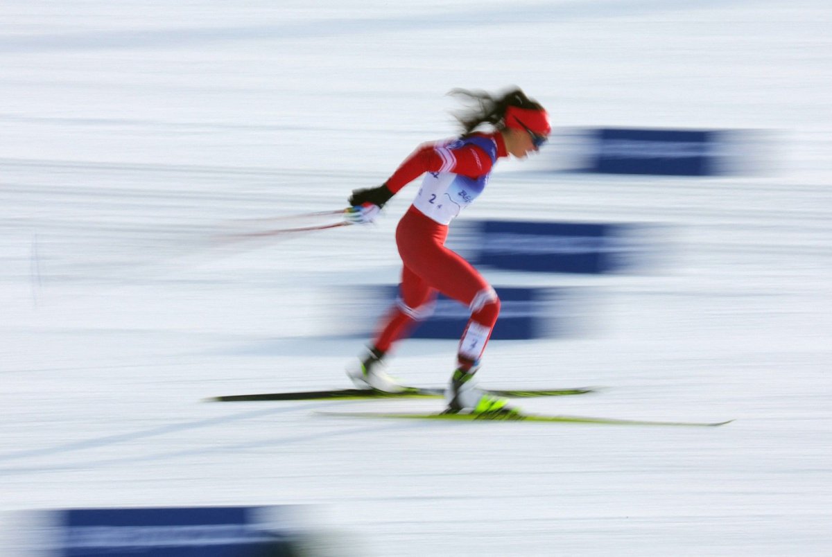 Российская лыжница Юлия Ступак