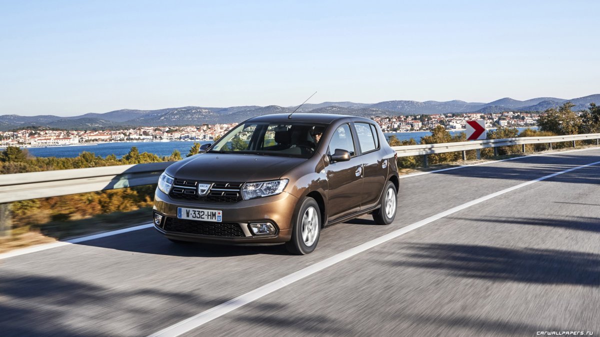 Dacia Sandero 2017 фотосессия