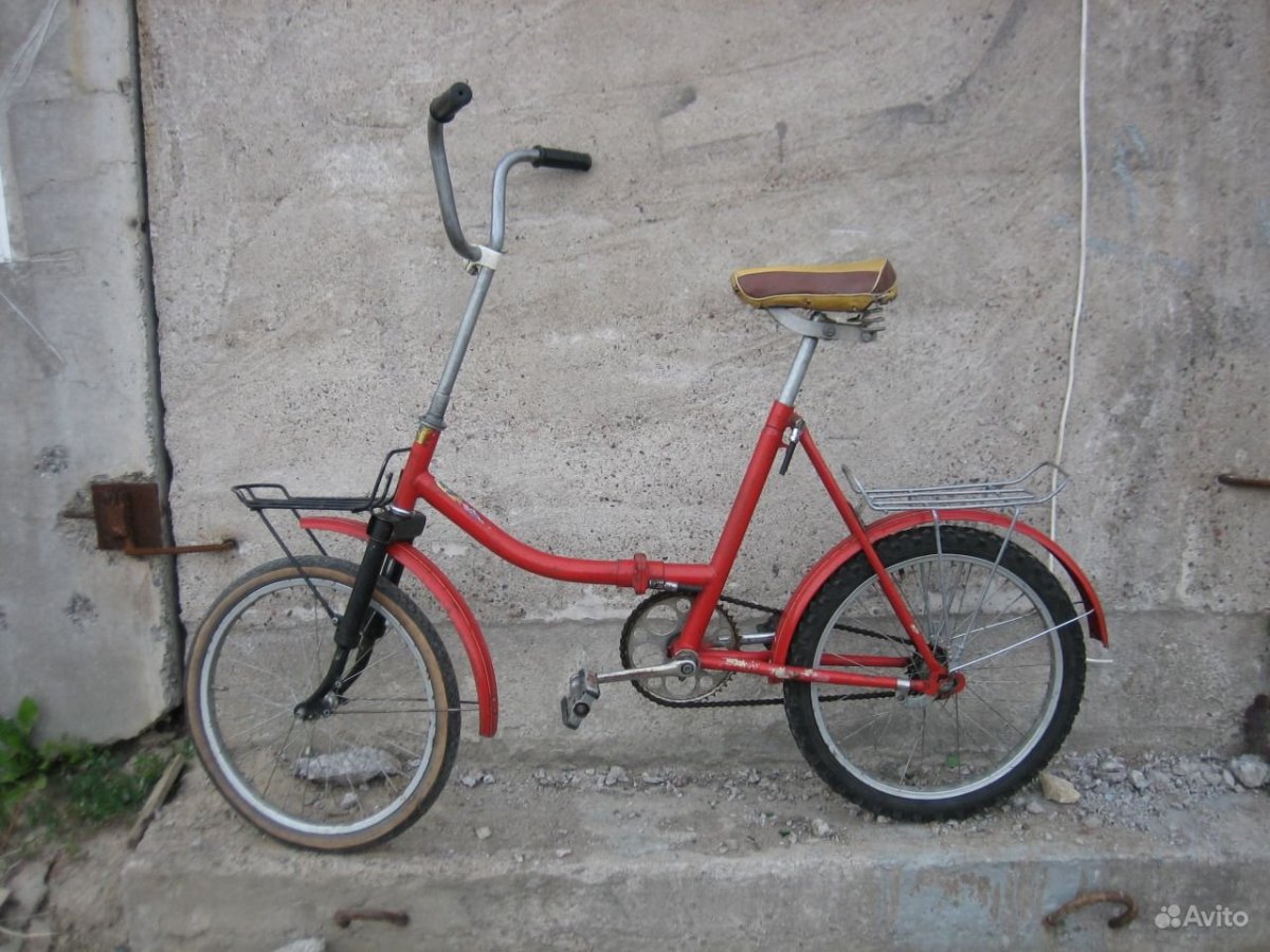 Велосипед Аист складной 1998 красный