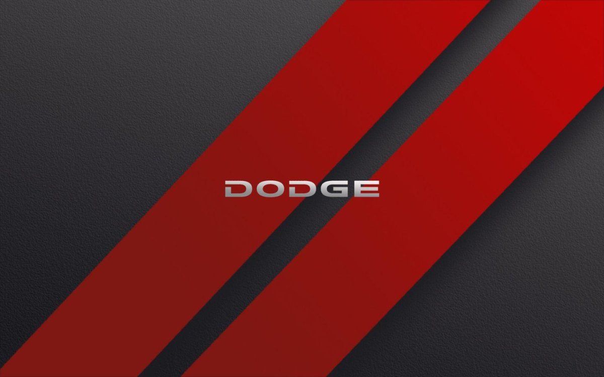 Обои iphone x dodge logo