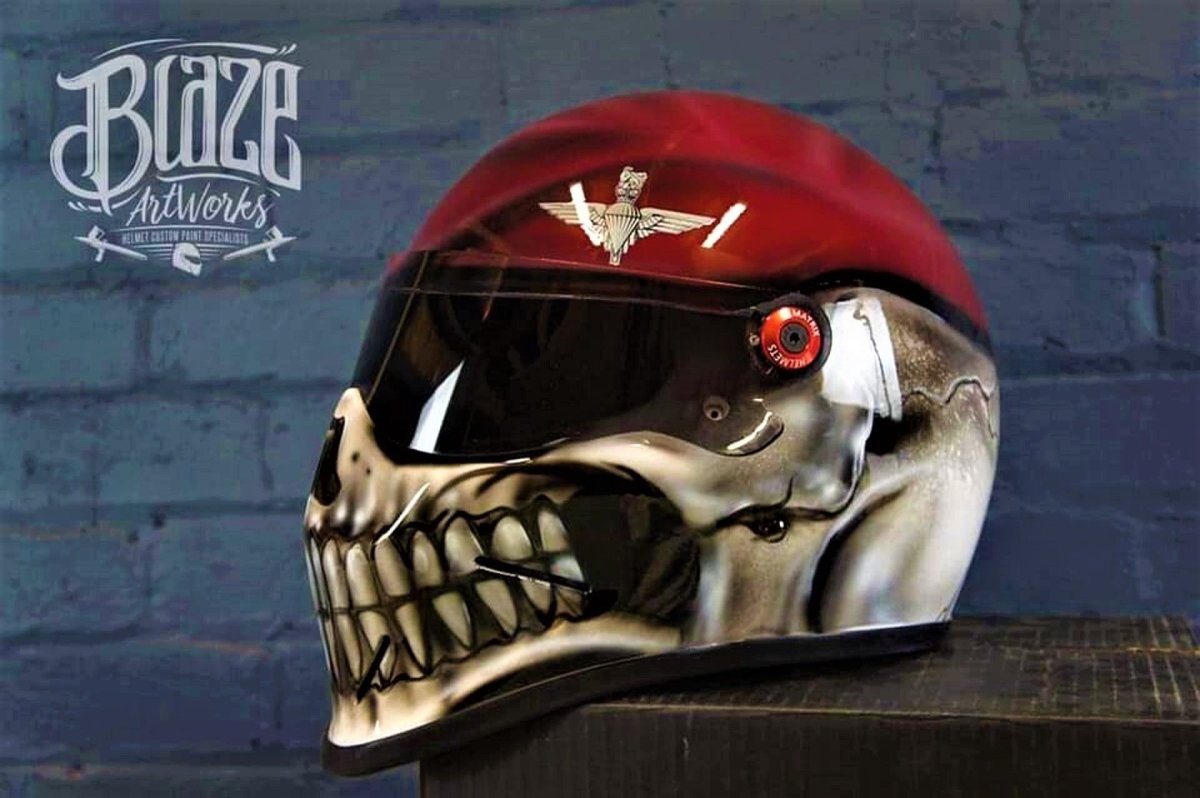 Мотошлем кастом