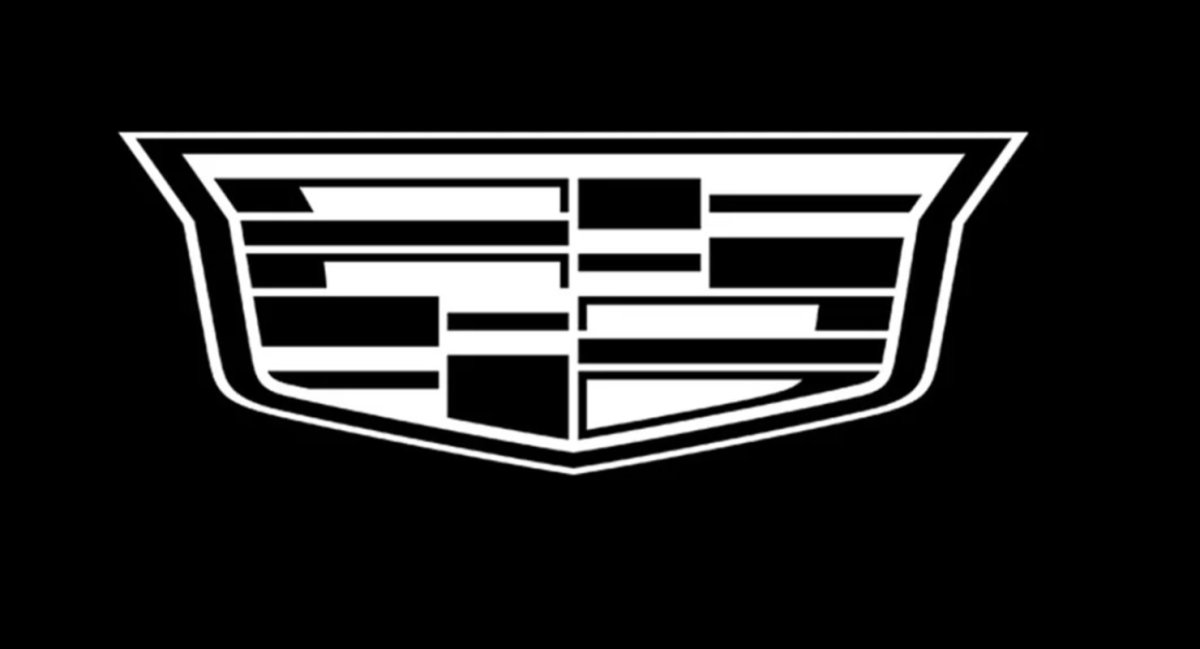 Логотип Кадиллака на черном фоне