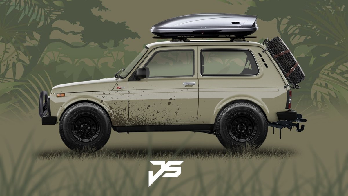 Нива 2023 сзади