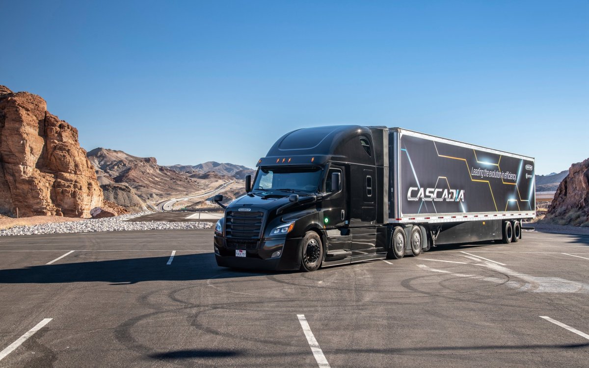 Freightliner Cascadia 2019 чёрный