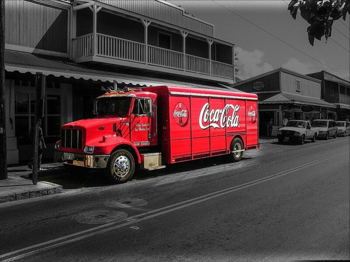 Грузовик Coca Cola