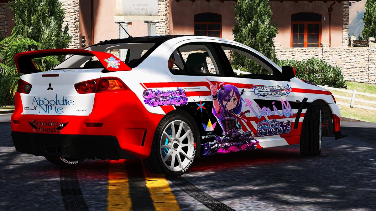 Mitsubishi Lancer Evolution x Itasha