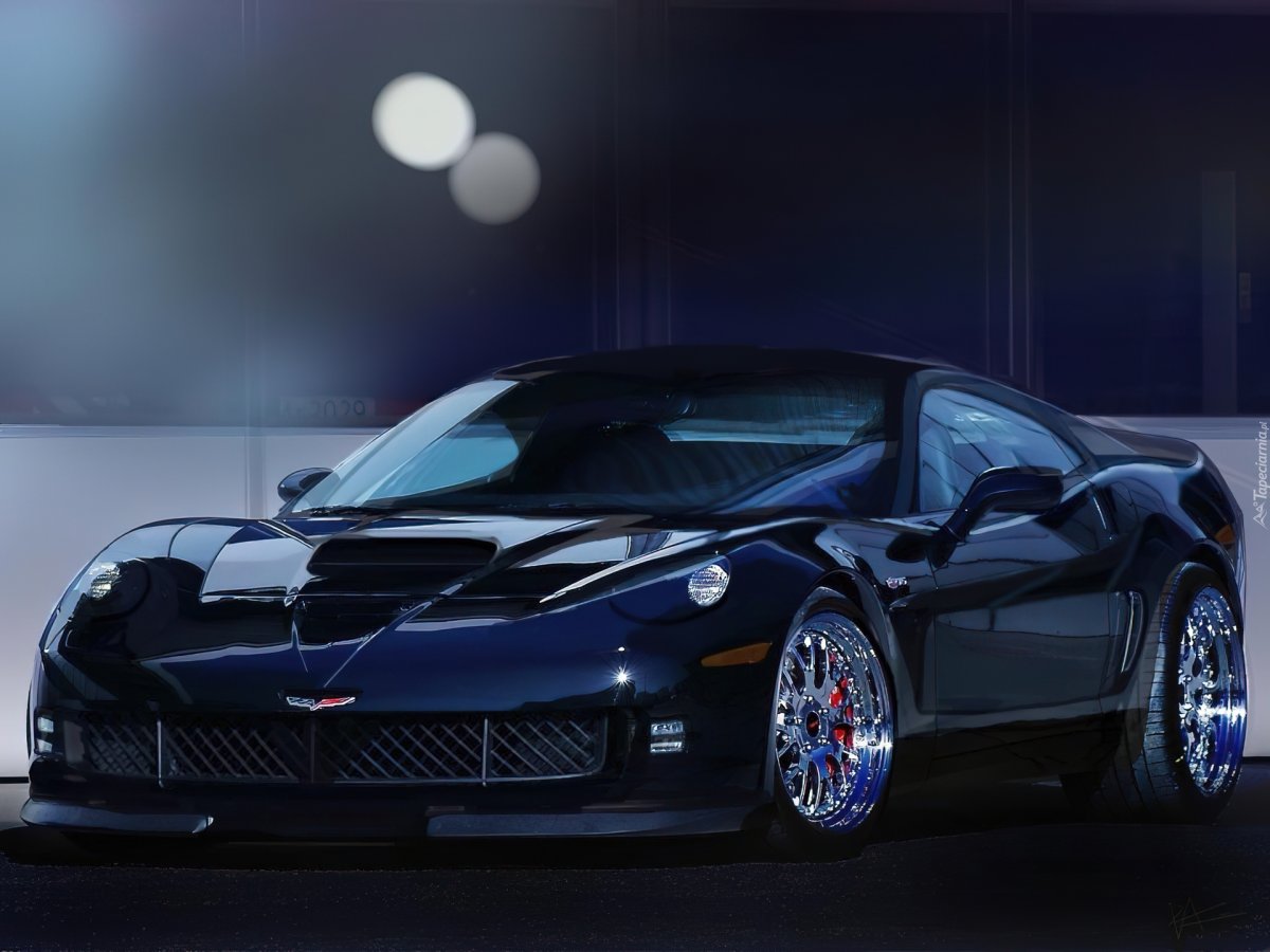 Chevrolet Corvette zr11 ночью