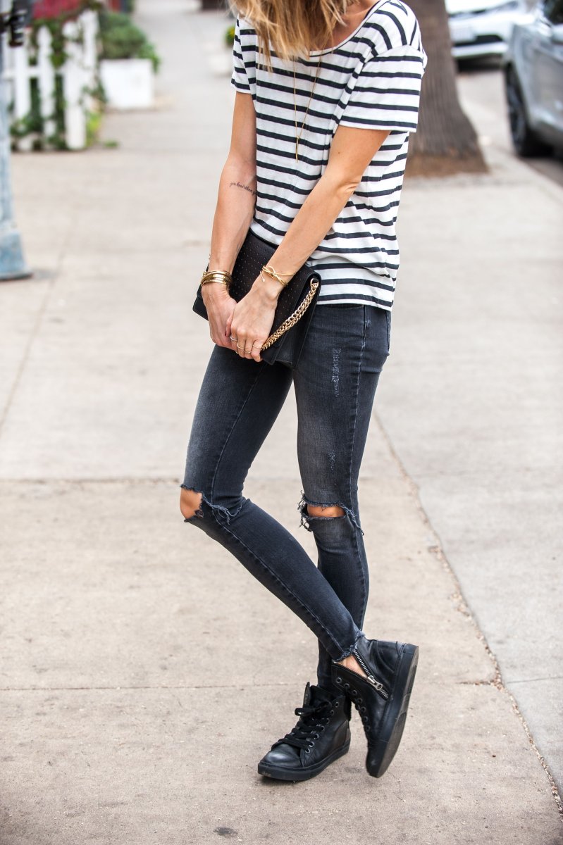 Черные скинни стрит стайл