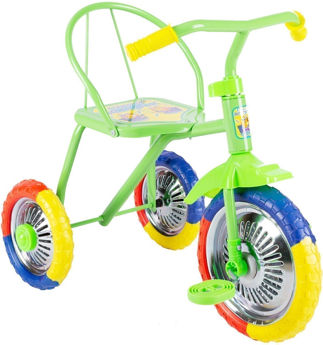Велосипед трехколесный озорной ветерок GV-b3-2mx зеленый