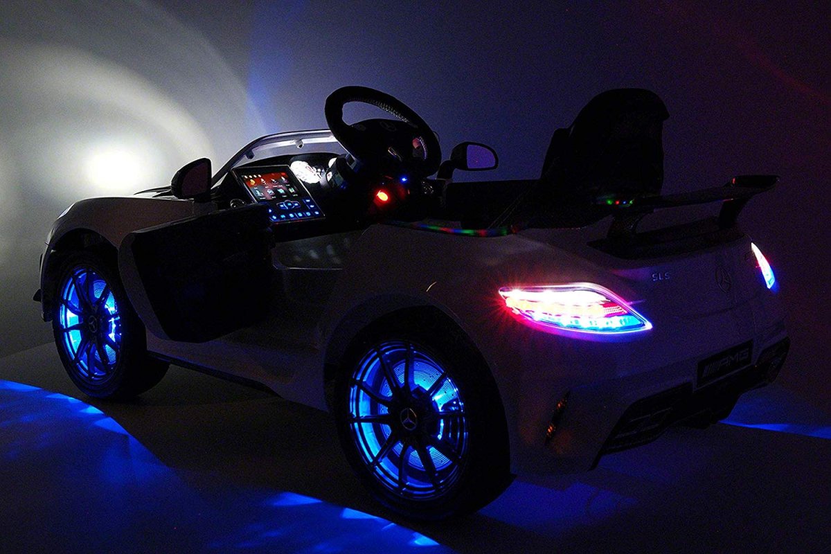 Электромобиль Mercedes-Benz SLS AMG Silver - sx128-s