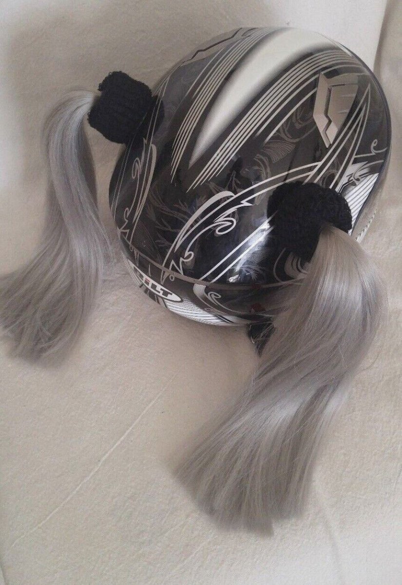 Женские гермо шлемы с косой