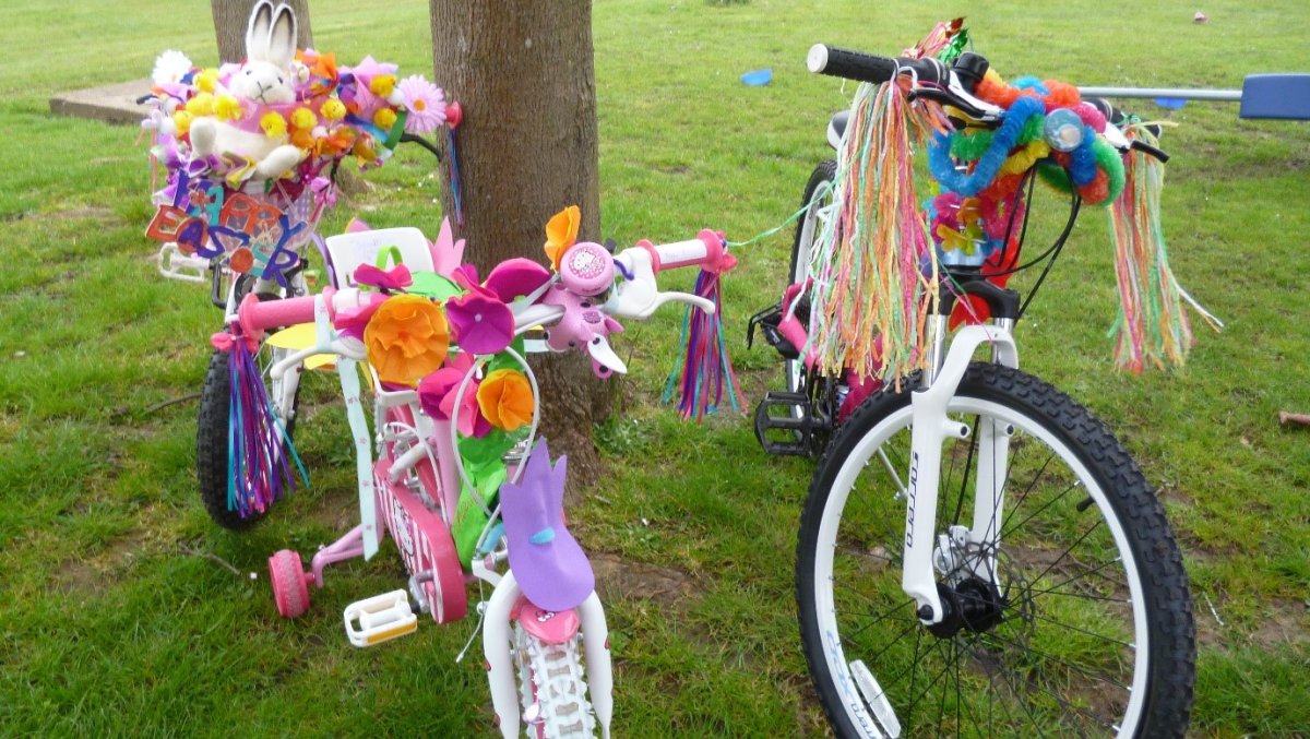 Украшение детского велосипеда