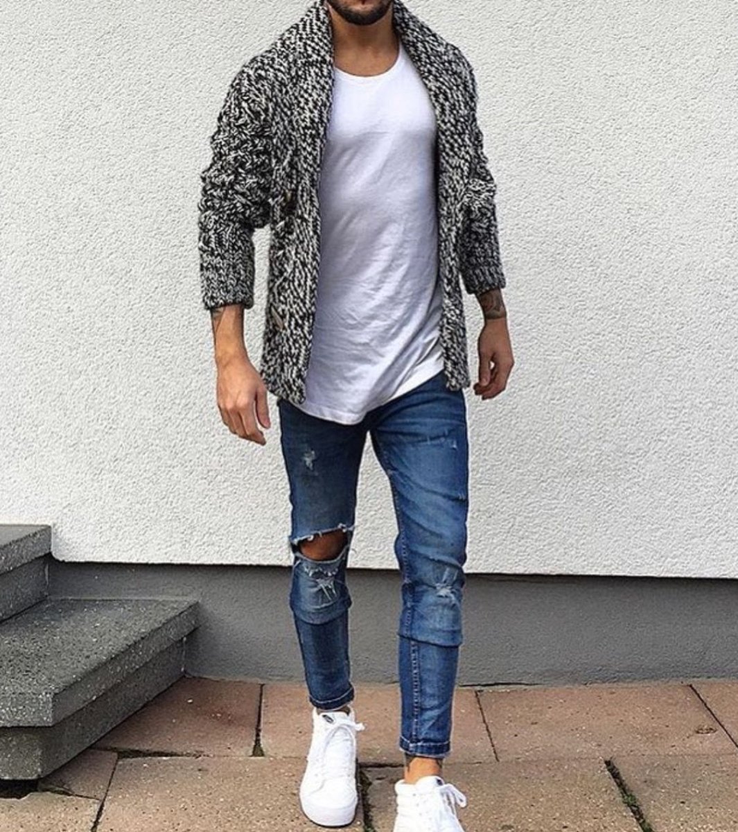 Кеды под джинсы