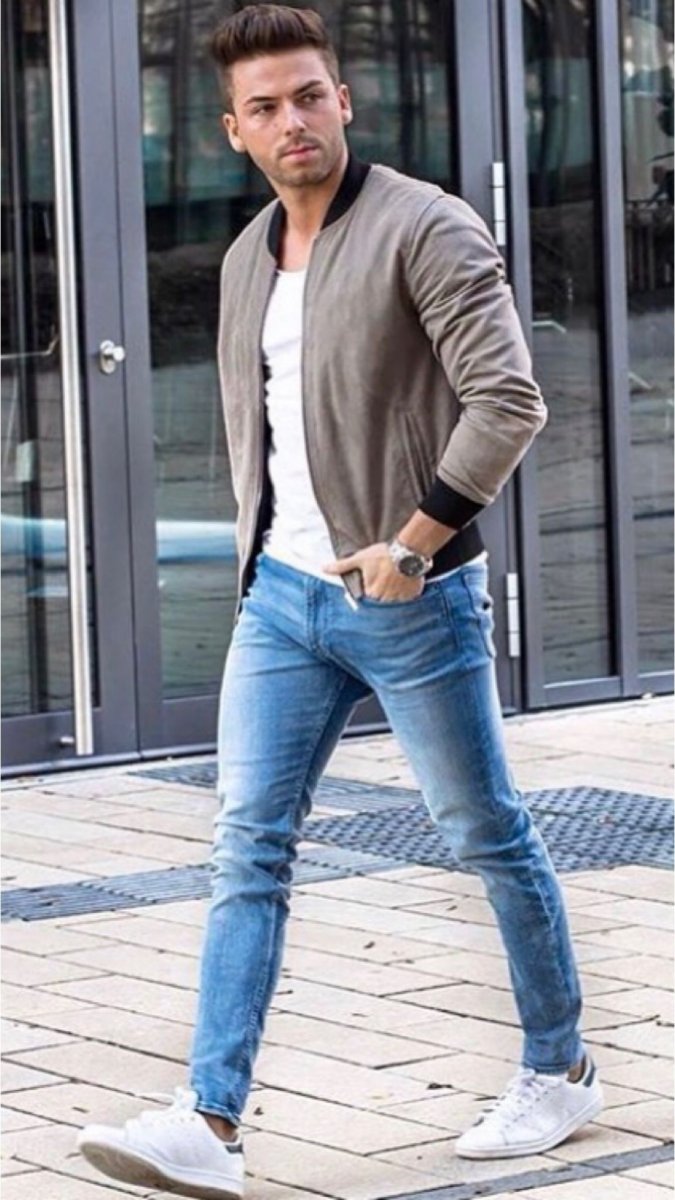 Мужской стиль джинсы