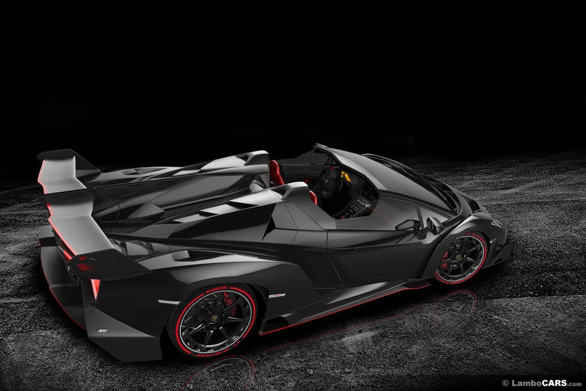 Lamborghini Veneno Roadster Black