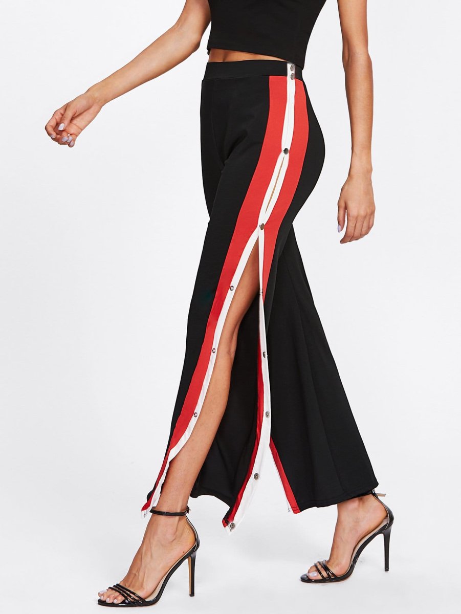 Юбка брюки с разрезами