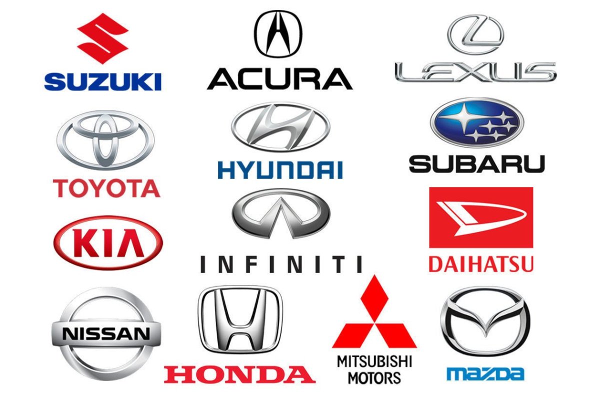 Японские и корейские марки автомобилей