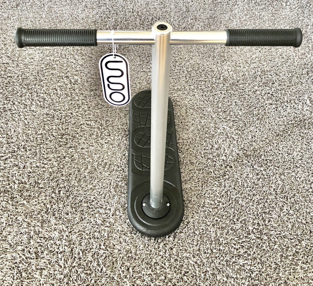 Трюковой самокат-тренажер Indo x70 Trampoline Scooter 670 mm (Black)
