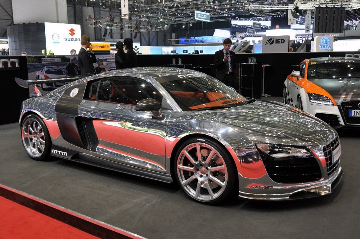 Audi r8 в Женеве