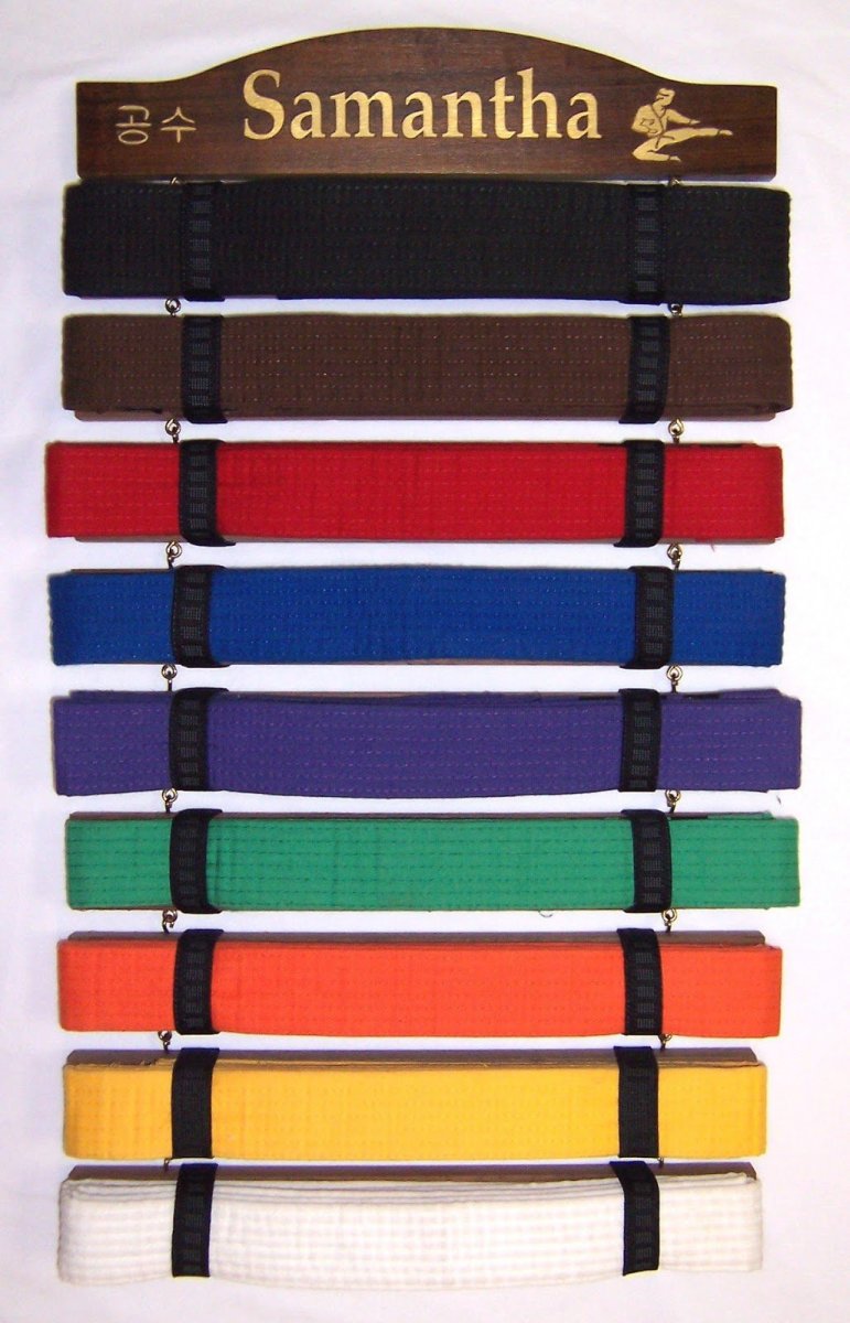 Полоски на поясе по карате