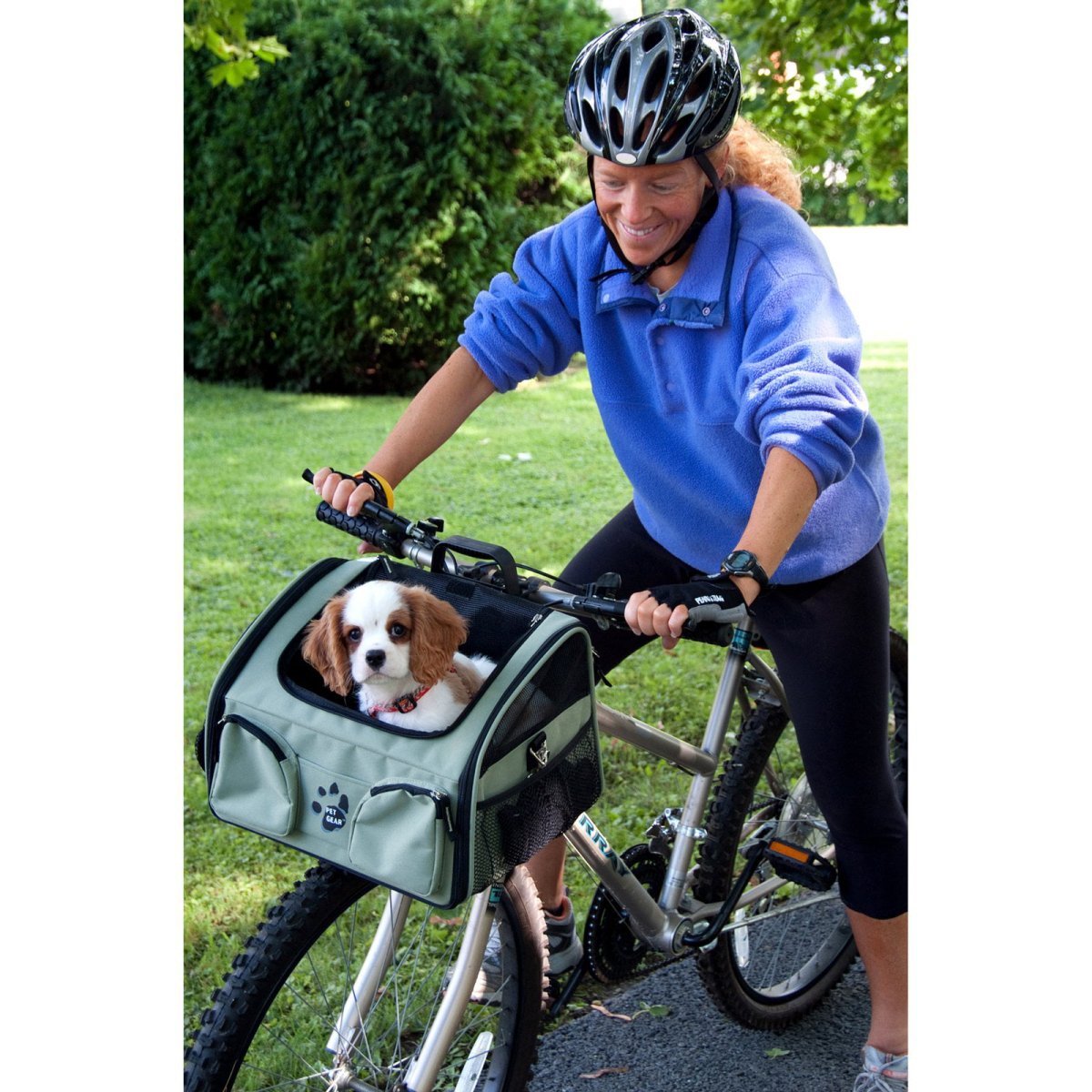 Сидение на багажник велосипеда для собаки