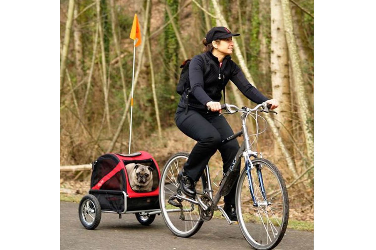 Тележка для собак на велосипед