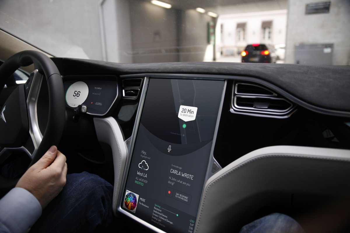 Car UI Tesla