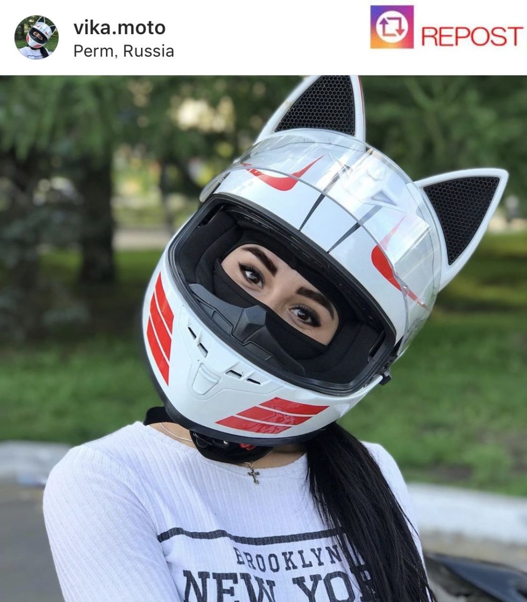 Шлем Nitrinos с ушками