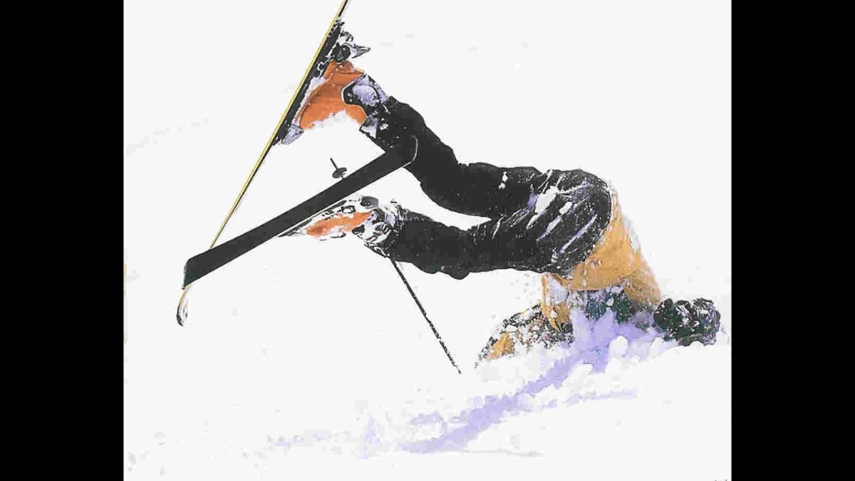 Падающий лыжник