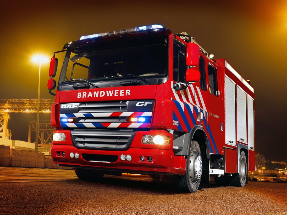 DAF пожарная машина