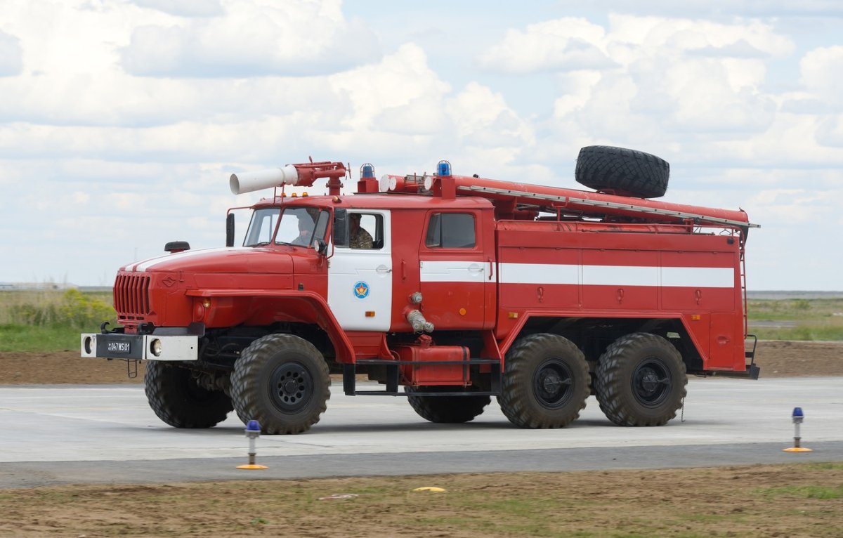 Урал 4320 пожарная автоцистерна