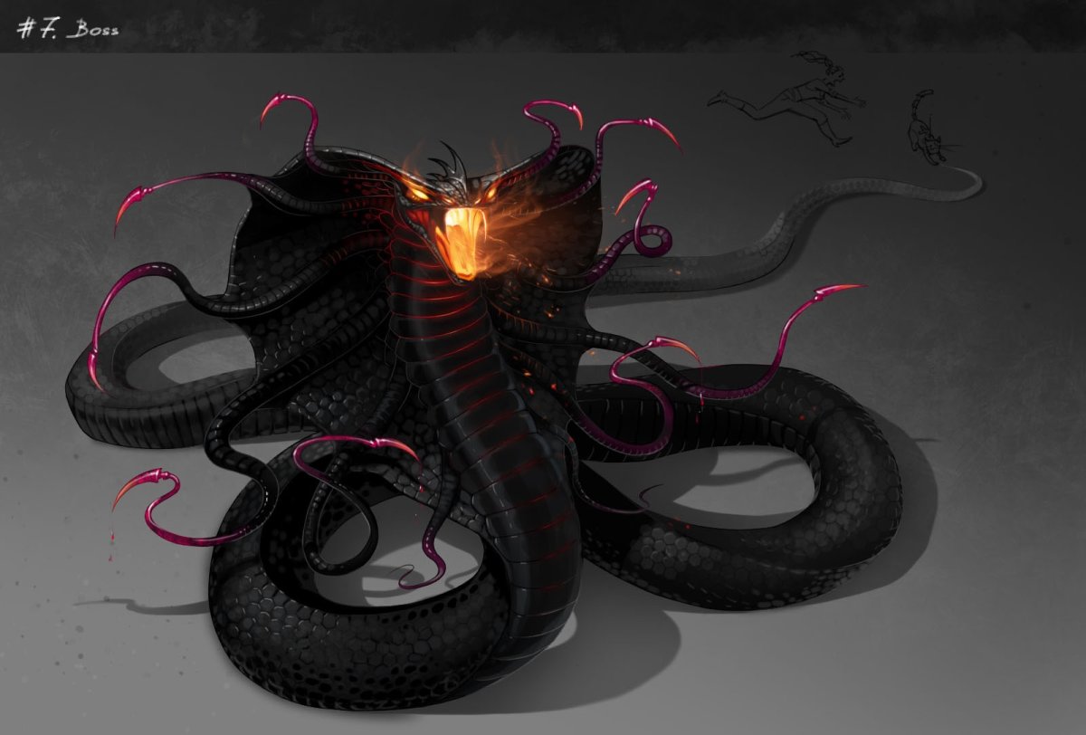 Змей Аспид демон