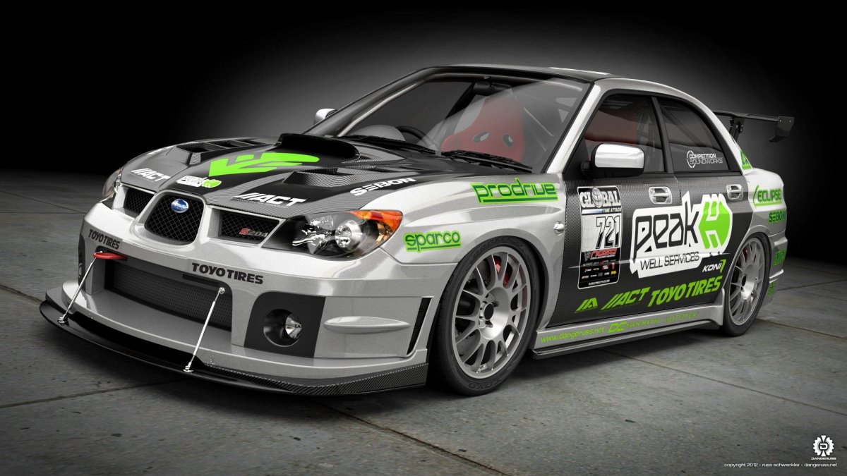 Subaru Impreza WRX STI арт