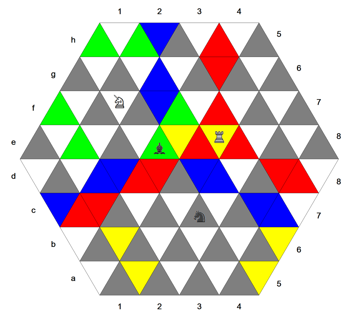 Поле из треугольников