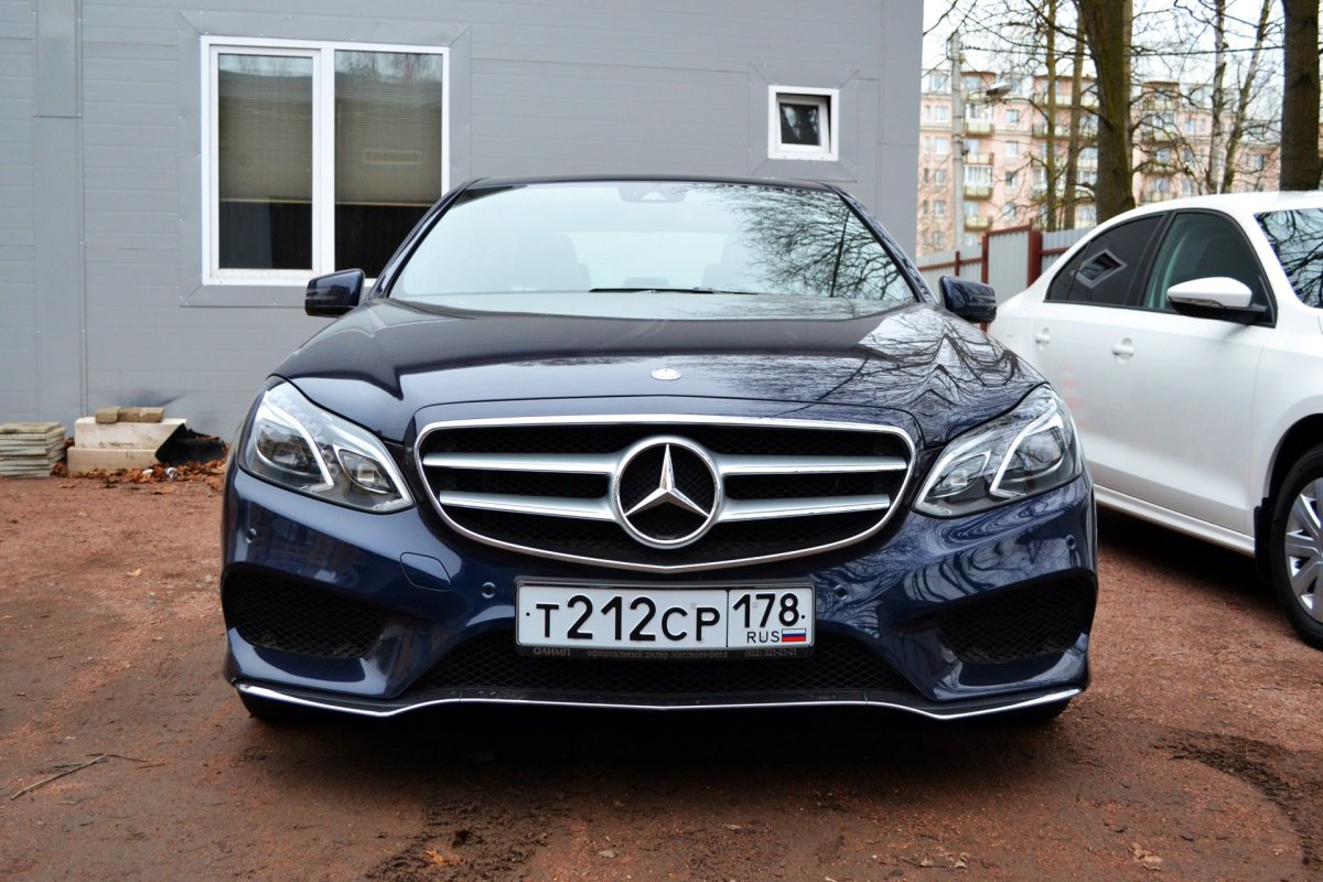 Mercedes w212 матовая пленка